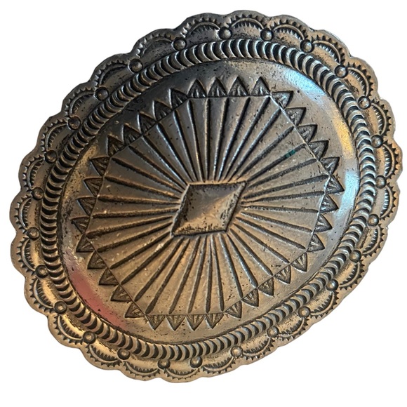 Antiqued Silver Medallion Medieval Belt M-XXL